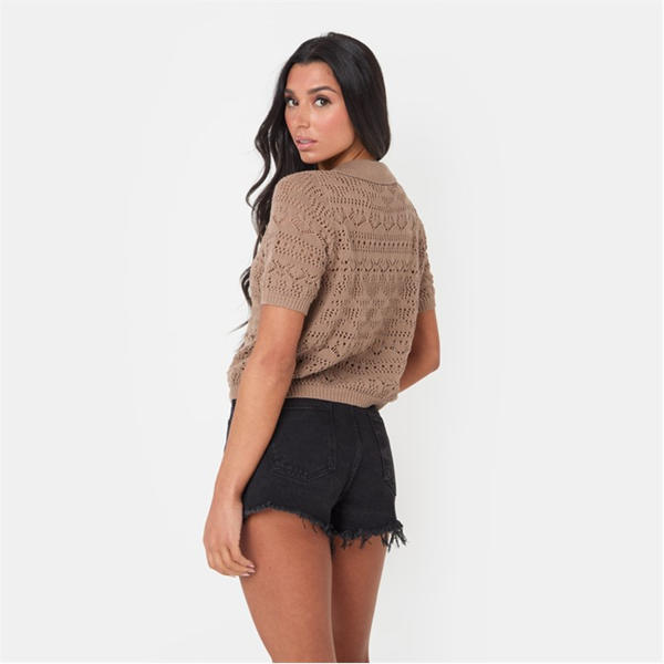 I Saw It First Boho Crochet Lace Top