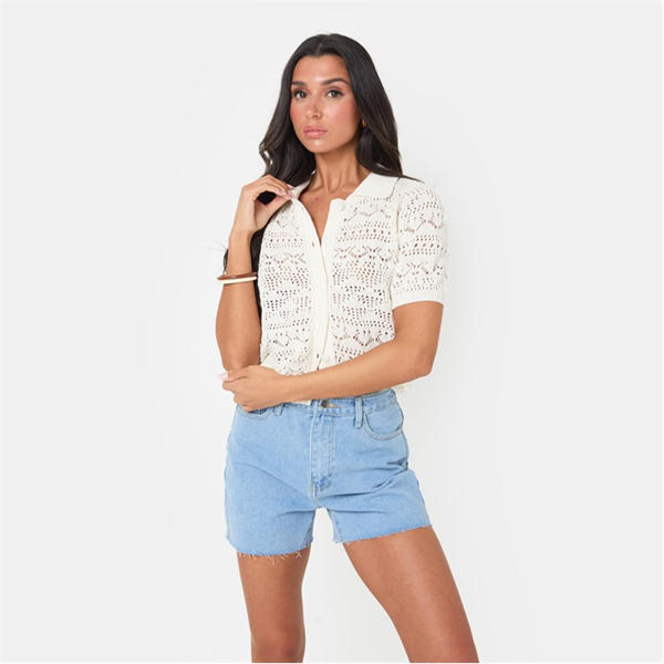 I Saw It First Boho Crochet Lace Top