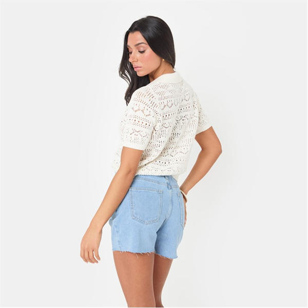 I Saw It First Boho Crochet Lace Top