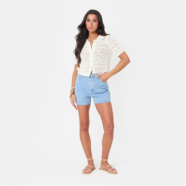 i saw it first Boho Crochet Lace Top