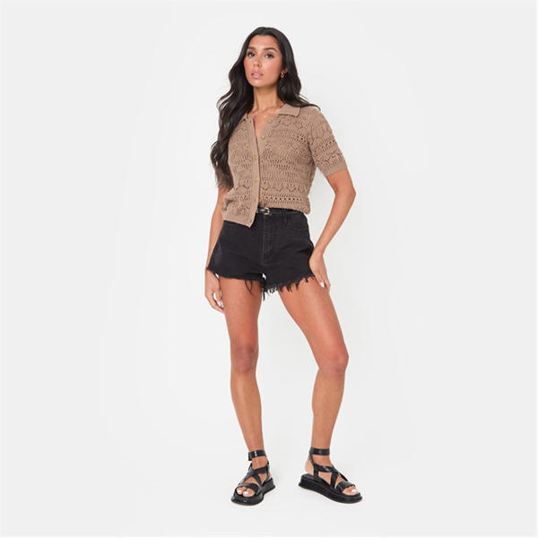 i saw it first Boho Crochet Lace Top