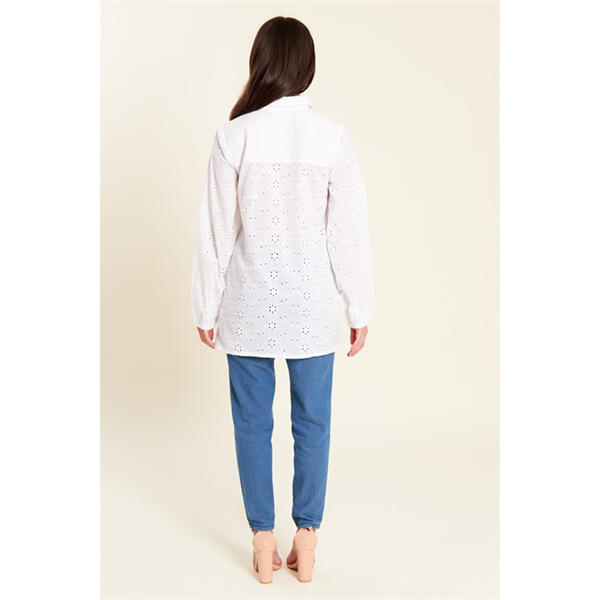 I Saw It First Broderie Shirt Womens
