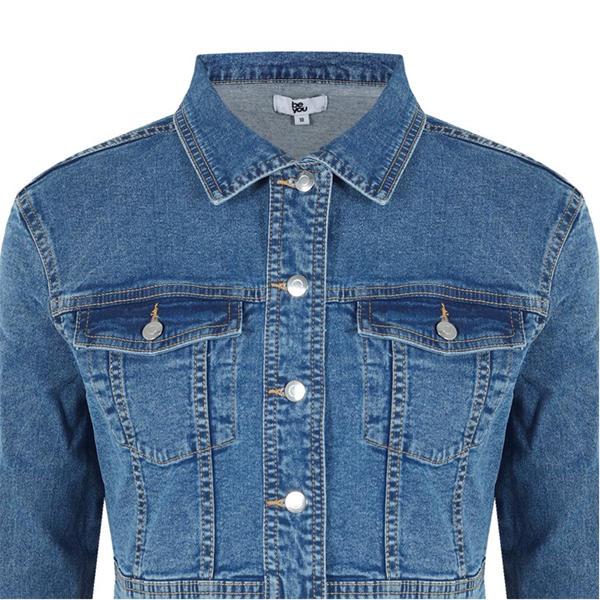 I Saw It First Crop Denim Jacket