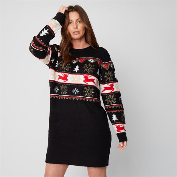 I Saw It First Fairisle Jumper Dress