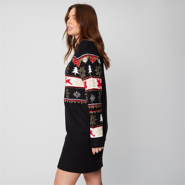 I Saw It First Fairisle Jumper Dress