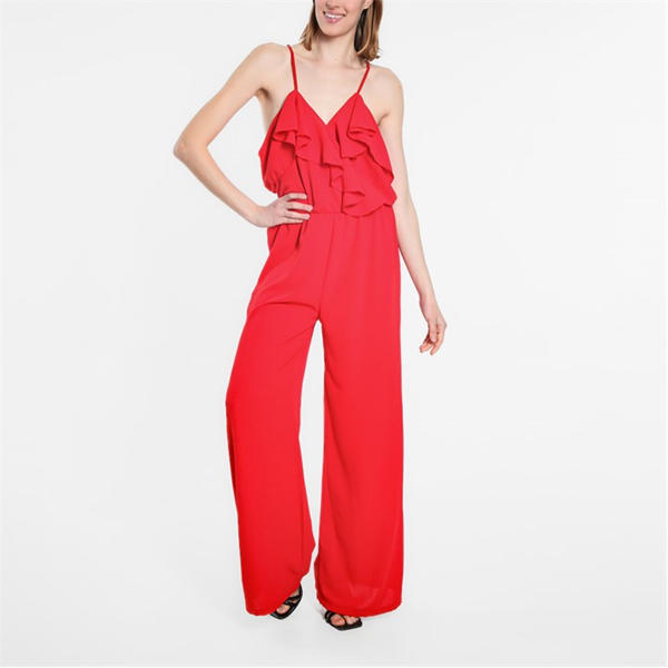 I Saw It First Frill Strappy Jumpsuit