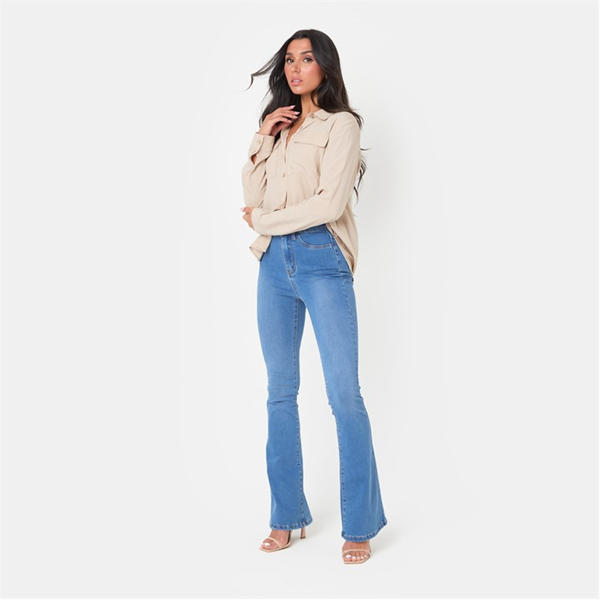 I Saw It First High Waist Flare Jeans