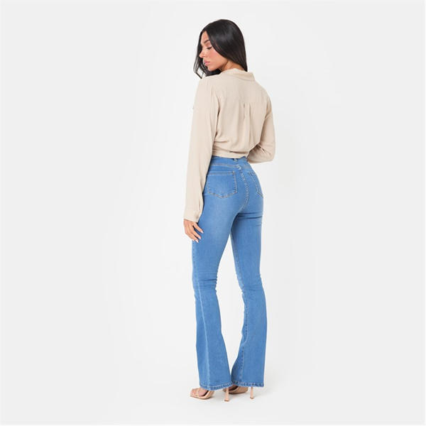 I Saw It First High Waist Flare Jeans