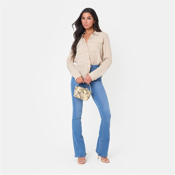 I Saw It First High Waist Flare Jeans