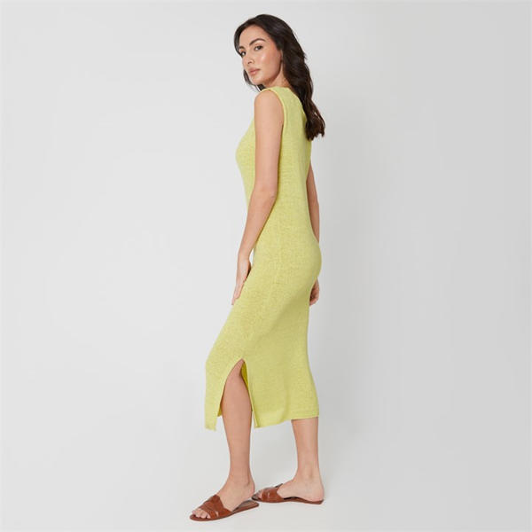 I Saw It First Knitted Midi Dress Womens
