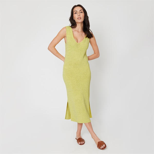 i saw it first Knitted Midi Dress Womens