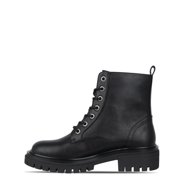 I Saw It First Lace Up Faux Leather Boots
