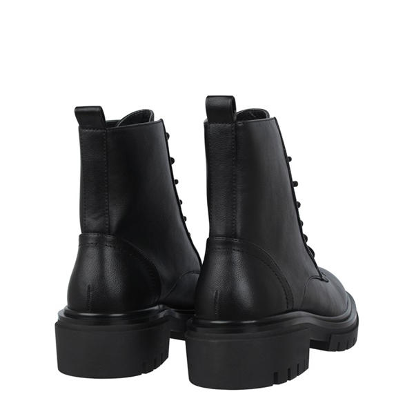 I Saw It First Lace Up Faux Leather Boots