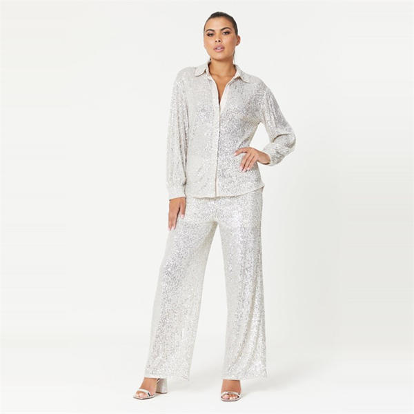 I Saw It First Leg Sequin Trouser