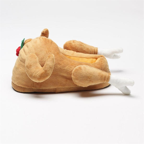 I Saw It First Light Up Christmas Turkey Slipper