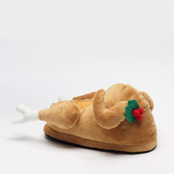 i saw it first Light Up Christmas Turkey Slipper