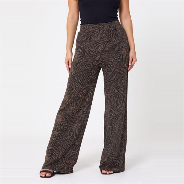 i saw it first Lurex Wide Leg Pants