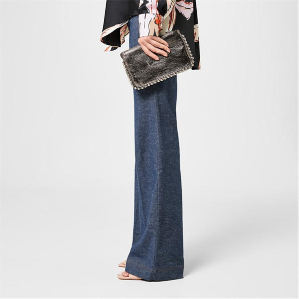 i saw it first Metallic Clutch Bag with Chain