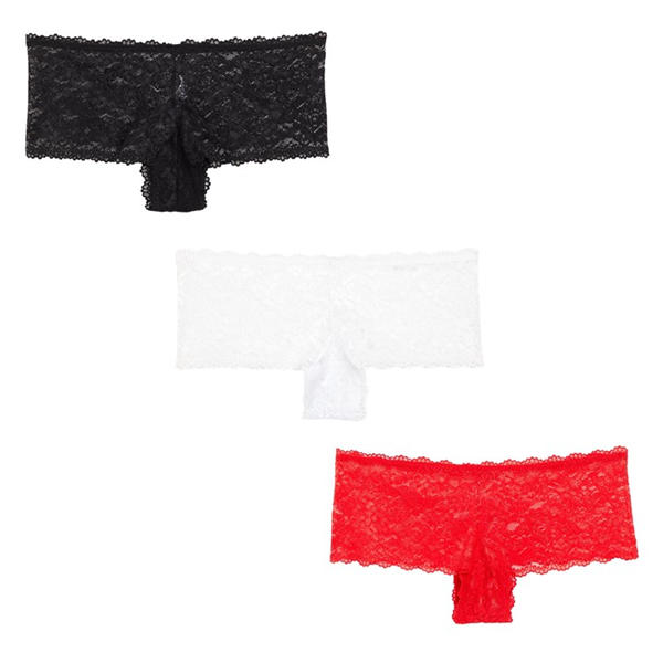 i saw it first Pack Lace Frenchie Briefs