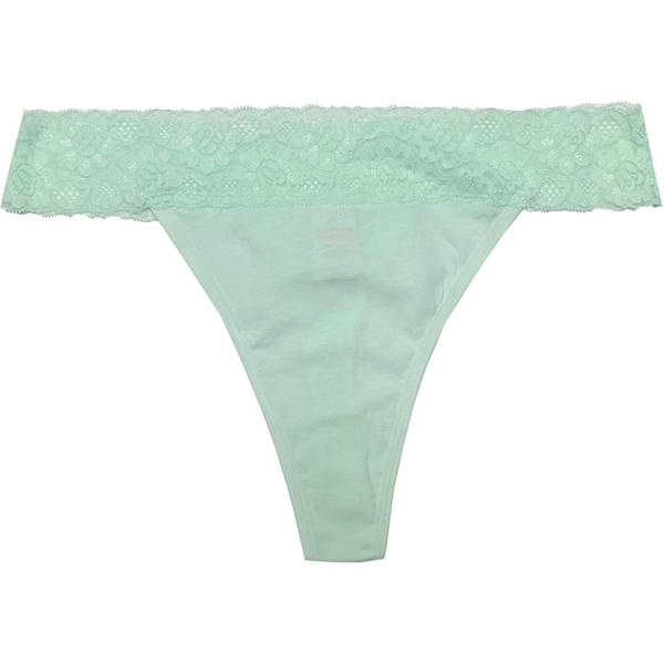 I Saw It First Pack Lace Trim Cotton Thong