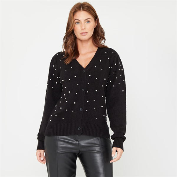 I Saw It First Pearl Cardigan Womens