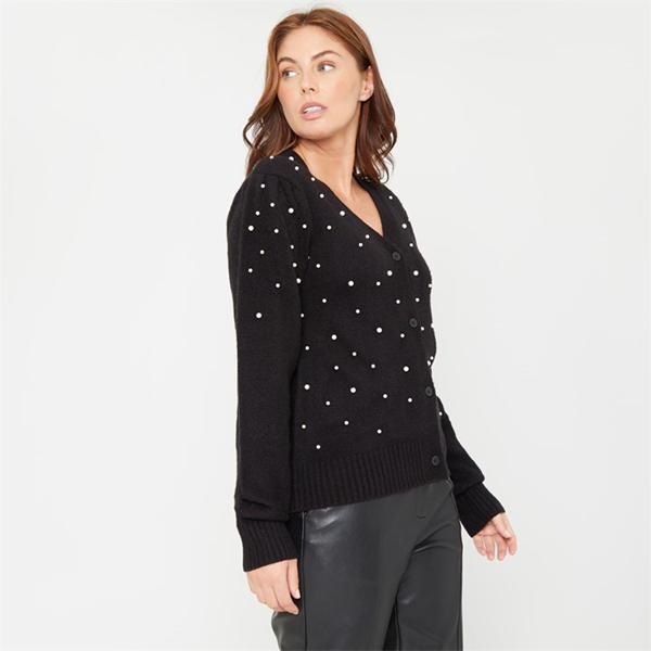 I Saw It First Pearl Cardigan Womens