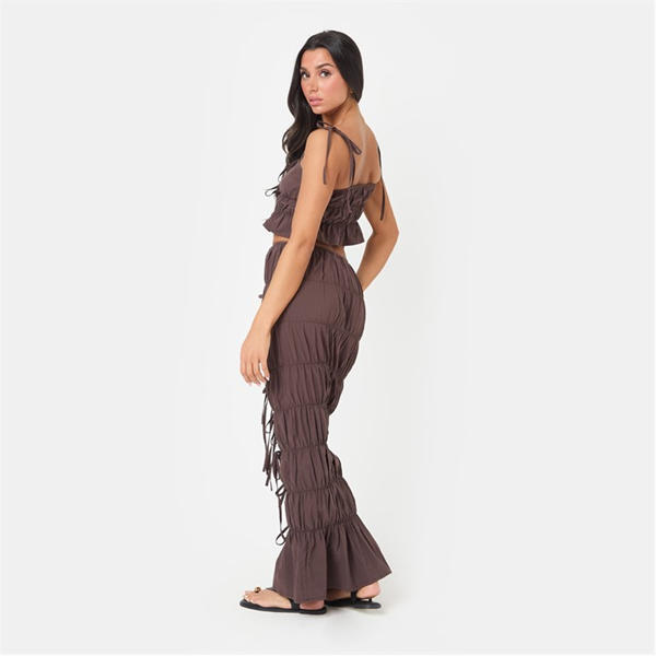 I Saw It First Poplin Tie Maxi Skirt