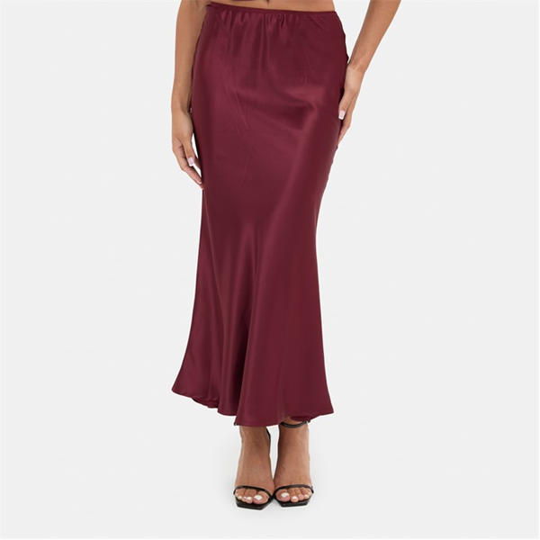 i saw it first Satin Maxi Skirt