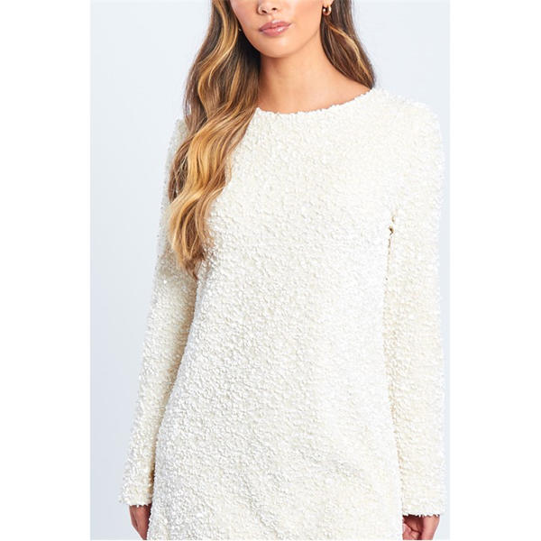 I Saw It First Sequin Bow Dress