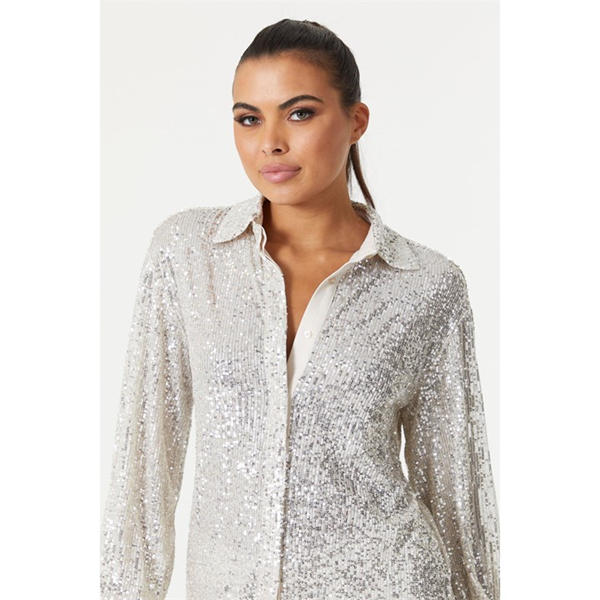 I Saw It First Sequin Shirt