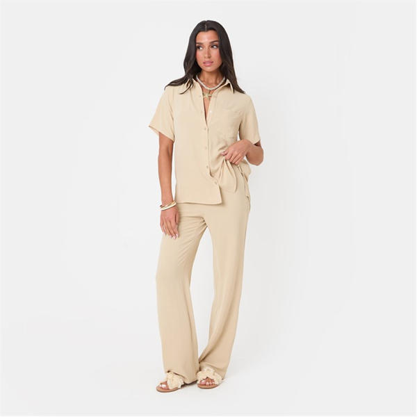 i saw it first Soft Crepe Short Sleeve Shirt