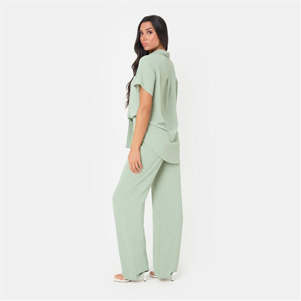 I Saw It First Soft Crepe Wide Leg Trousers