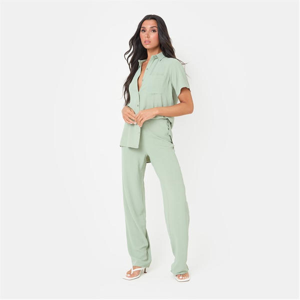 i saw it first Soft Crepe Wide Leg Trousers