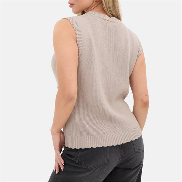 I Saw It First Statement Button Knitted Vest