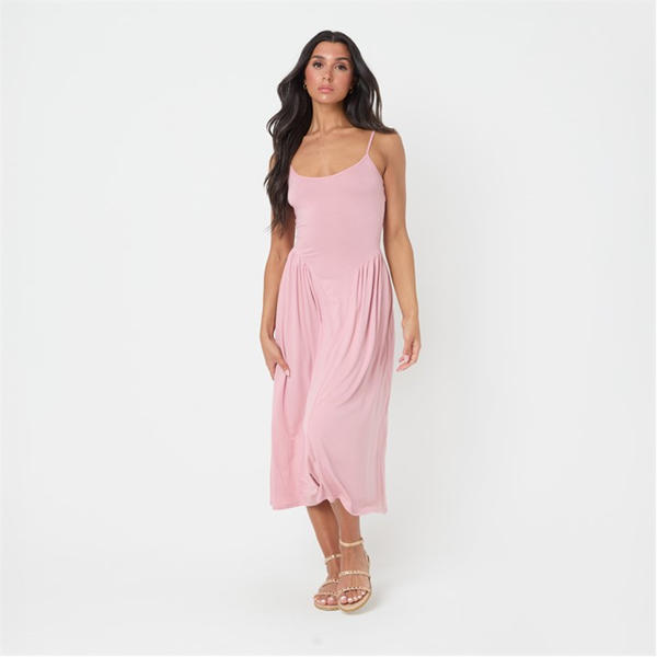 i saw it first Tie Back Midi Dress