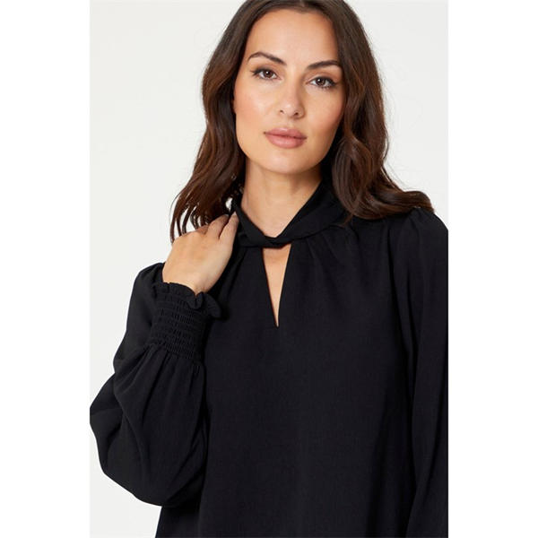 I Saw It First Twist Neck Blouse
