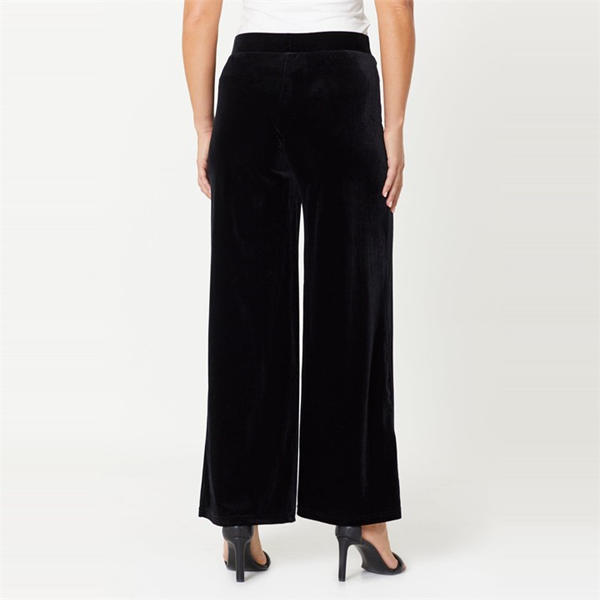 I Saw It First Wide Leg Velvet Trousers