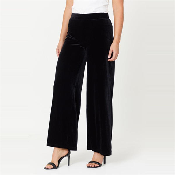 i saw it first Wide Leg Velvet Trousers