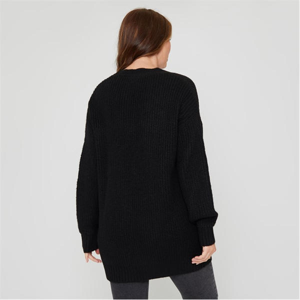 I Saw It First You Cosy V Neck Stretch Jumper Ld00