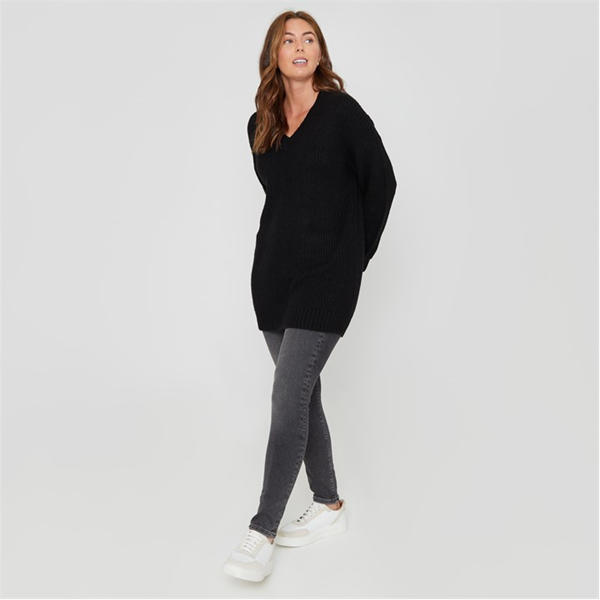 i saw it first You Cosy V Neck Stretch Jumper Ld00