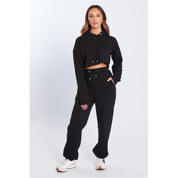 I Saw It First You Crop Hoodie Ld