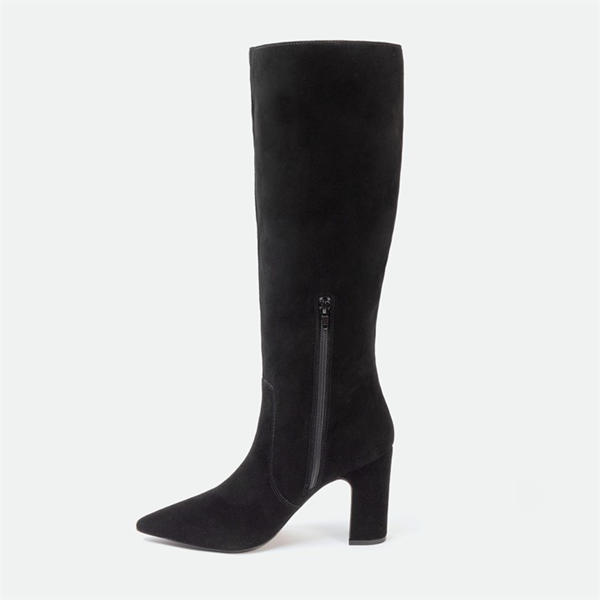 I Saw It First Saw It First Knee-High Suede Boots Woman
