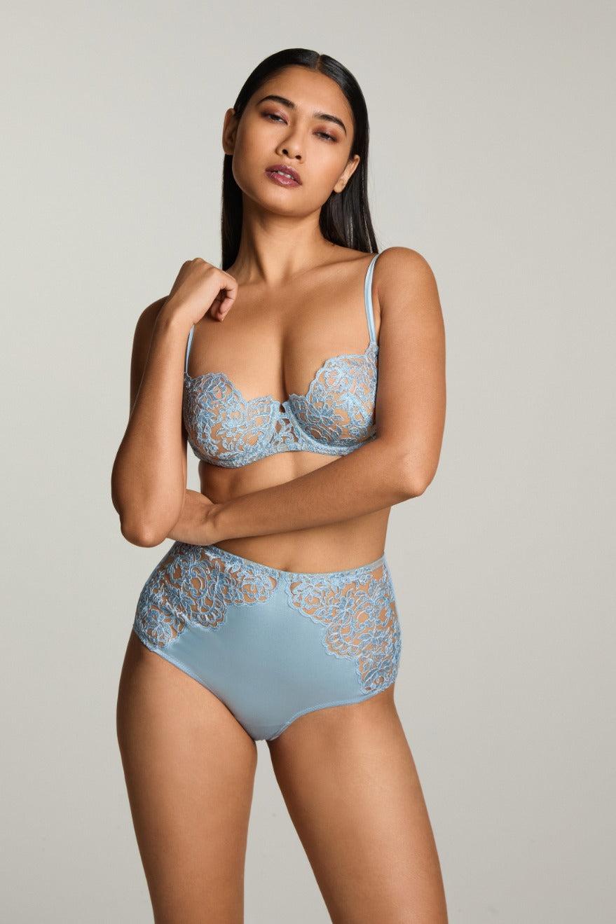 I.D. Sarrieri Balconette Bra In Ice Blue