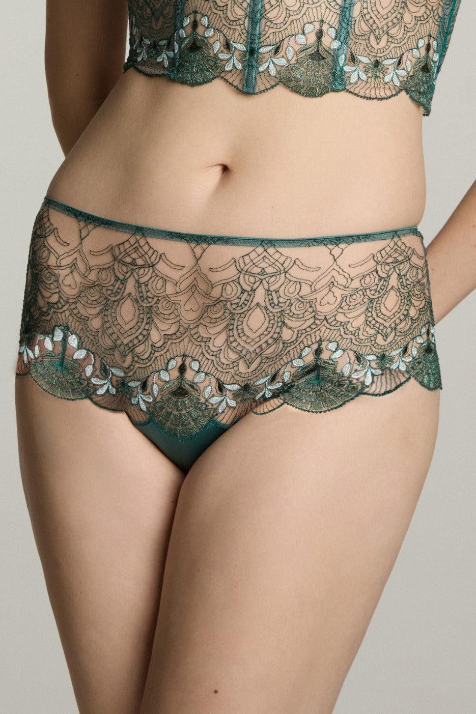 I.D. Sarrieri High Waist Brief In Green