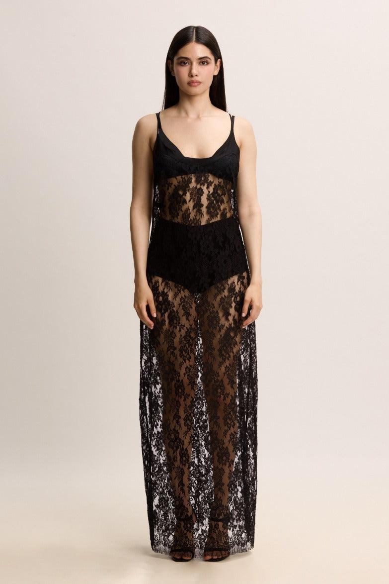 I.D. Sarrieri Long Dress In Black