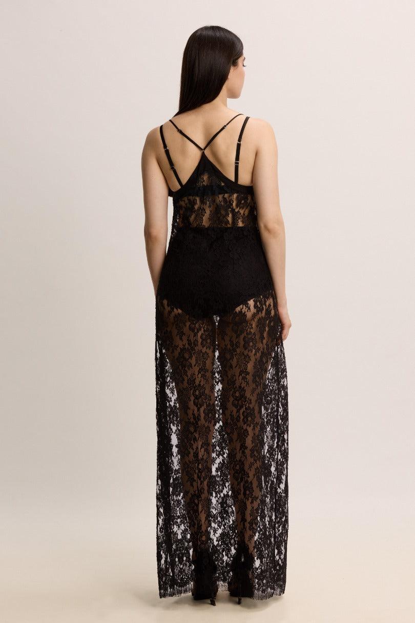 I.D. Sarrieri Long Dress In Black