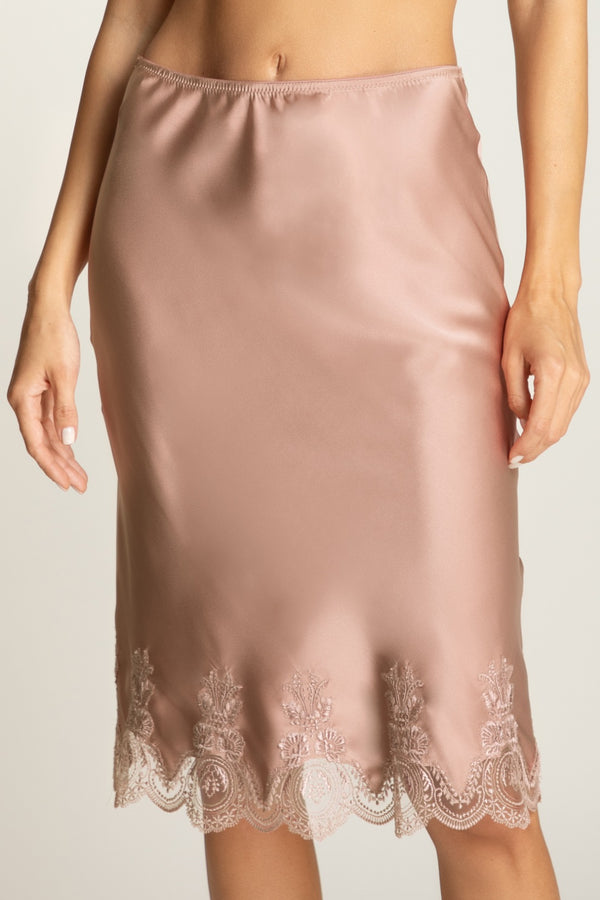 I.D. Sarrieri Midi Skirt in Beige