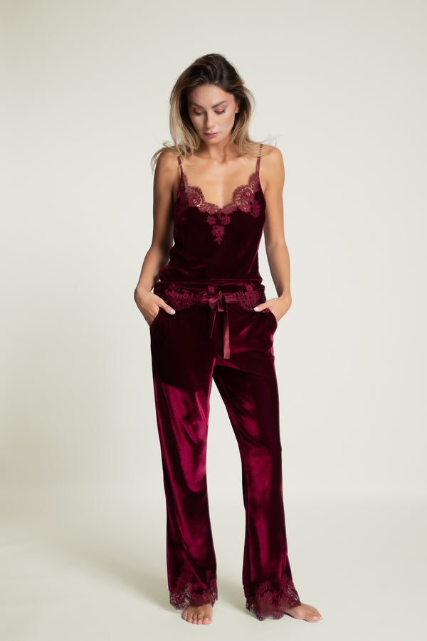 I.D. Sarrieri Pants In Wine