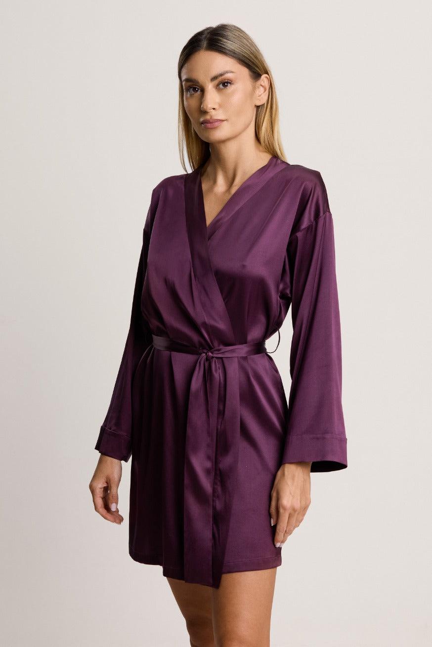 I.D. Sarrieri Robe In Dark Violet