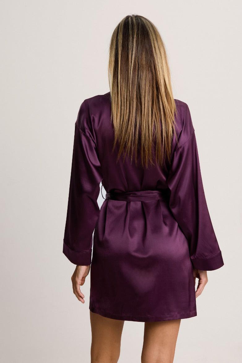 I.D. Sarrieri Robe In Dark Violet